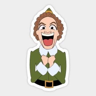 ELF WILL FERRELL Sticker